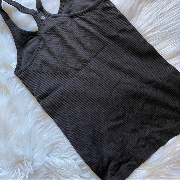 SOLD | Lululemon Ebb To Street Tank Dark Grey - Picture 3 of 7